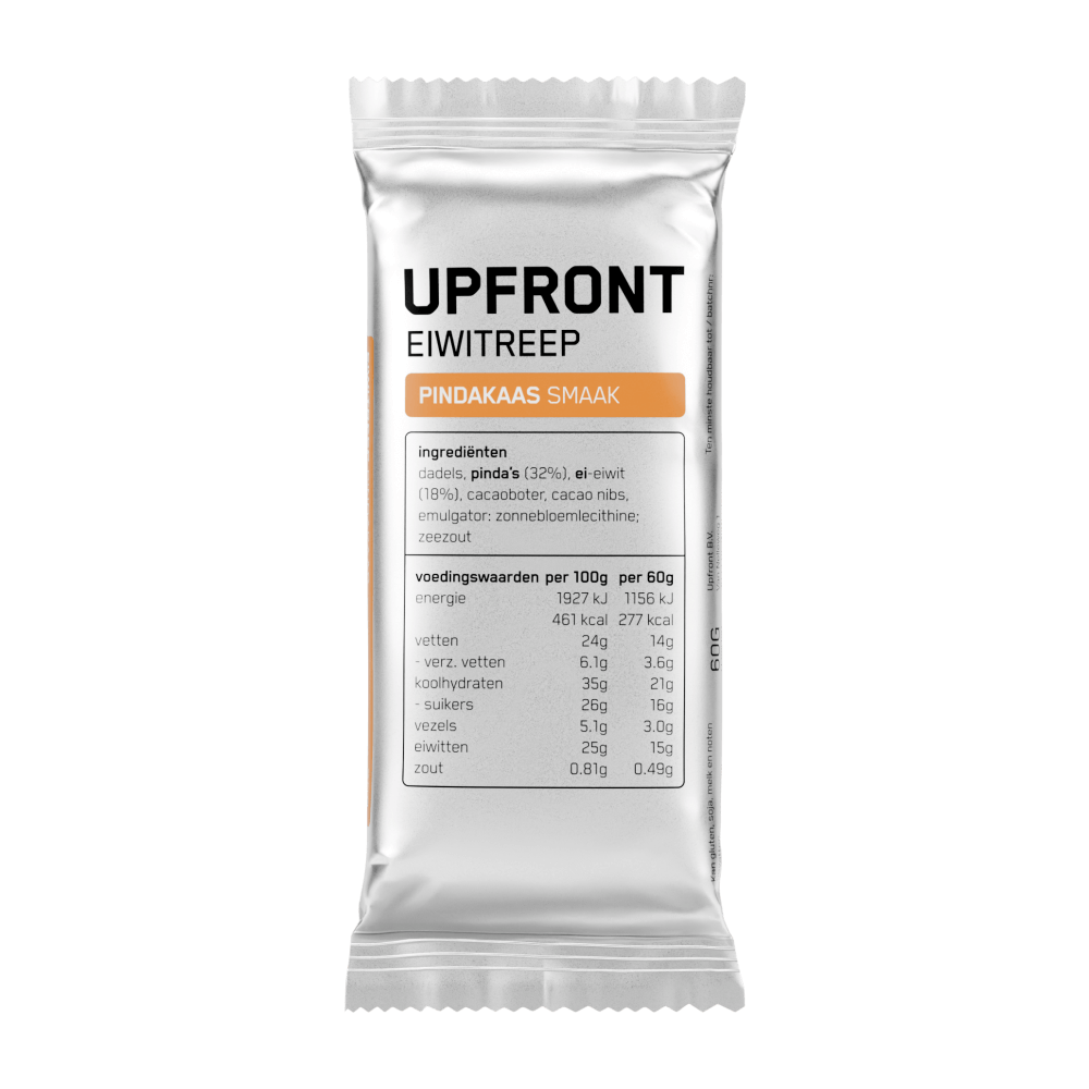 Upfront Eiwitreep Pindakaas 12st